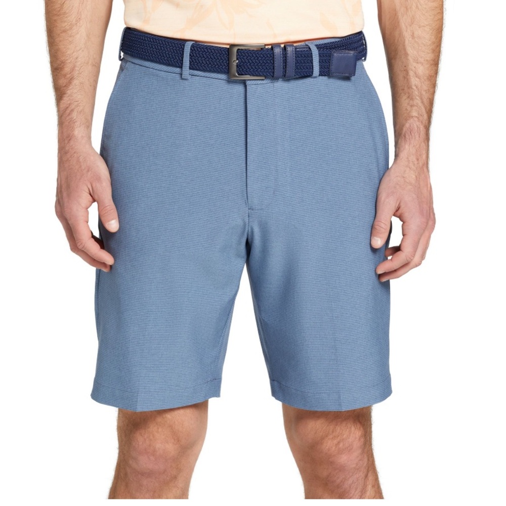 Walter Hagen Men's Size 30 Performance 11 Micro Lines Golf Shorts Blue